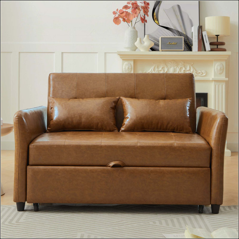 Lit convertible convertible, fauteuil ajustable surdimensionné avec trois ports USB pour les petits espaces