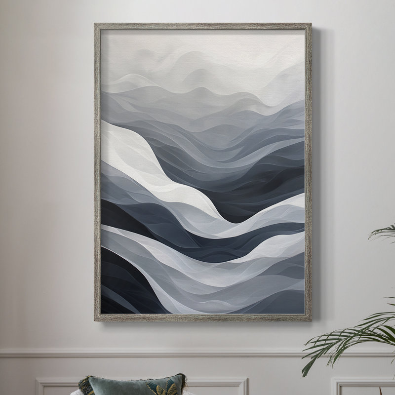 Reproduction encadrée ABSTRACT Series CDLxxx - bois massif, H 21 po x l 17 po