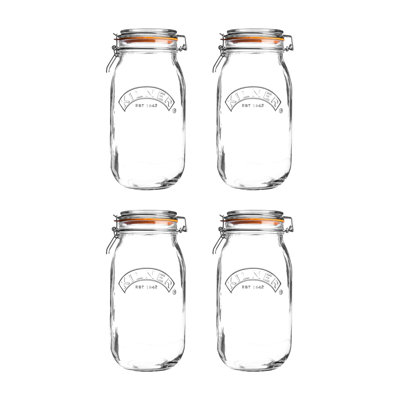 Glass Canning Jar - Set of 4