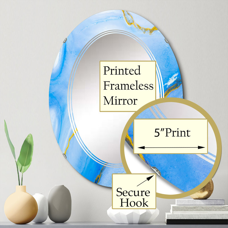 Miroir de salle de bain sans cadre, 30 po x 20 po