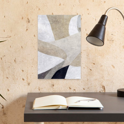 Move 1 Abstract Contemporary Geometric Wall Art Print 1 Piece Wrapped Canvas Wall Art