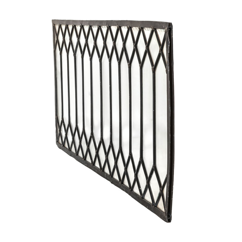 Beveled Glass Window, 11" H x 30" W x 0.25" D