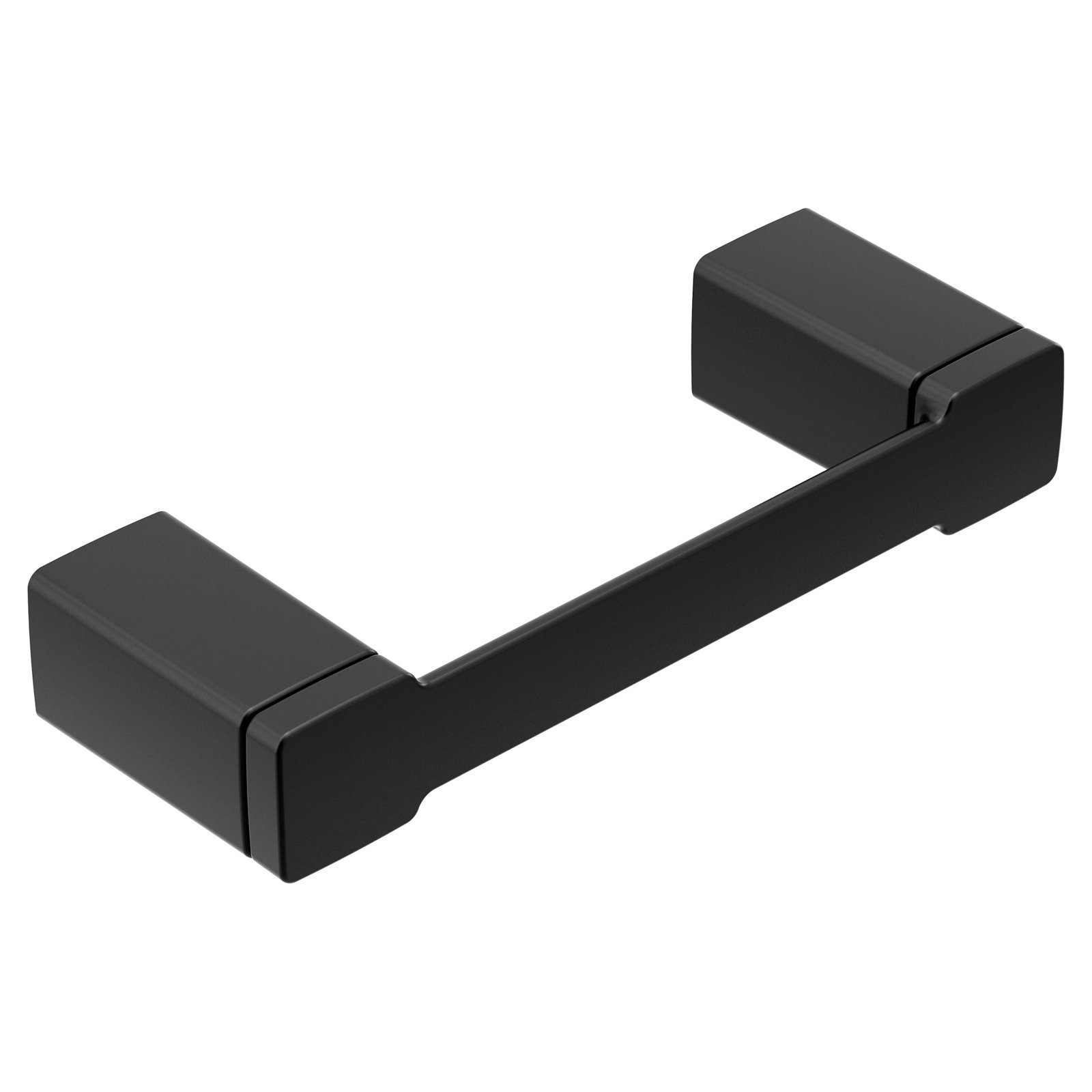 90 Degree Wall Mount Toilet Paper Holder, Matte Black