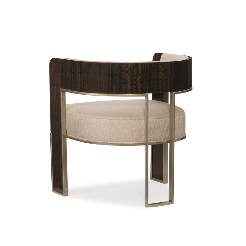 Modern Streamline Barrel Chair