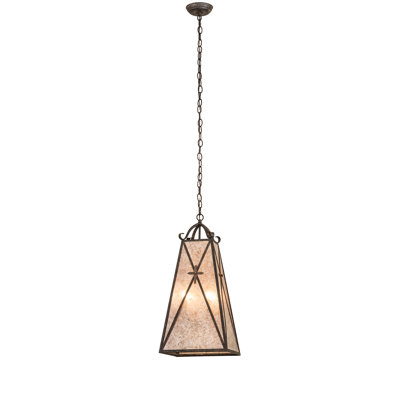12" Square North Star Pendant