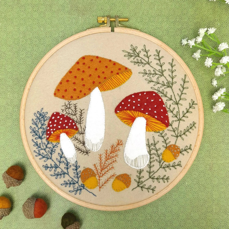 Ensemble de feutre pour appliques Toadstool APPTDS1O