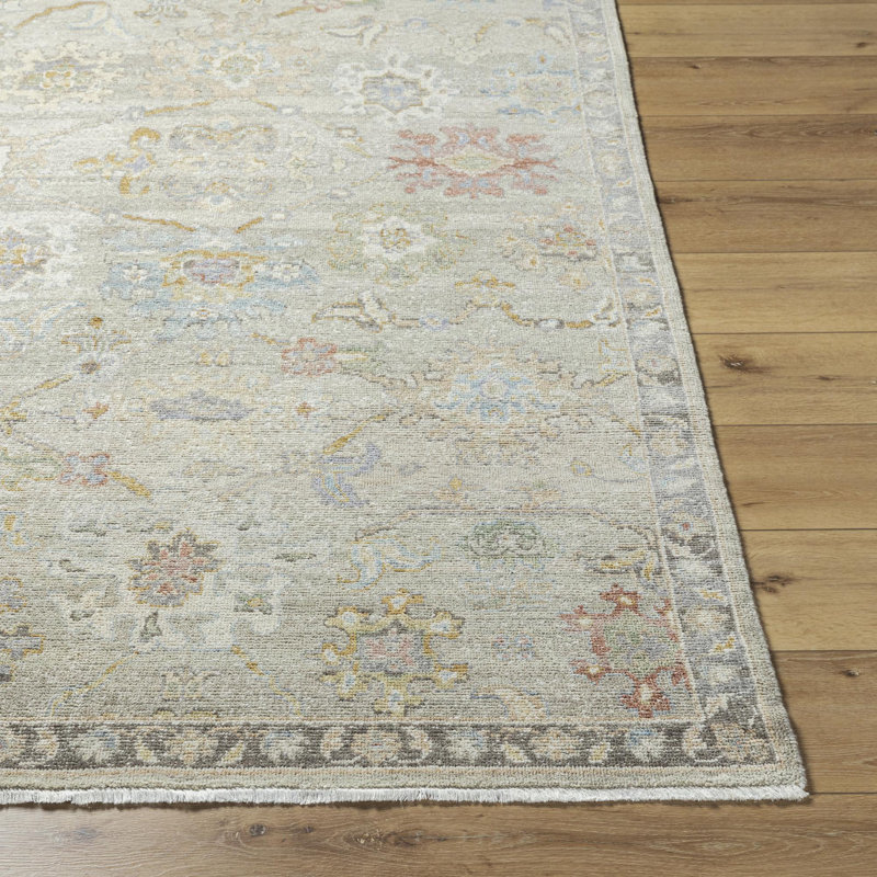 Amtul Wool Area Rug, Rectangle 6' x 9'
