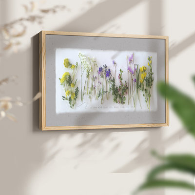 Wildflowers -Framed Print - Restickable