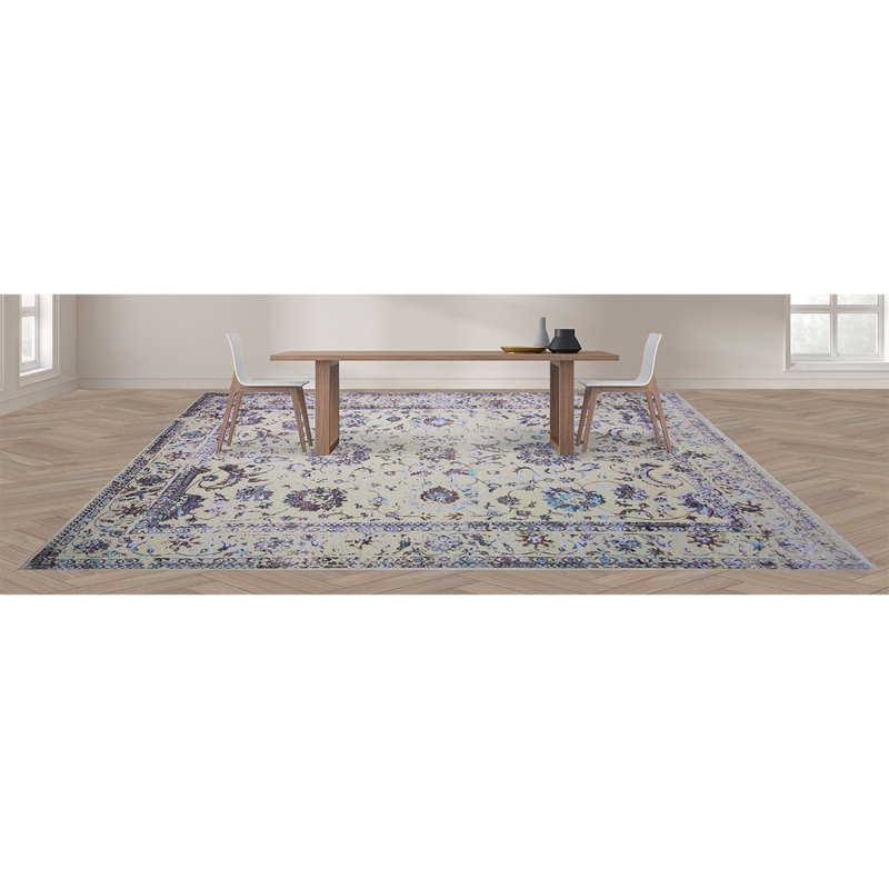 Hand Knotted Floral Indoor Rug