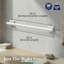 Barre d'appui murale en acier inoxydable Elevate, barre de sécurité conforme à l'ADA-109100053-20875277