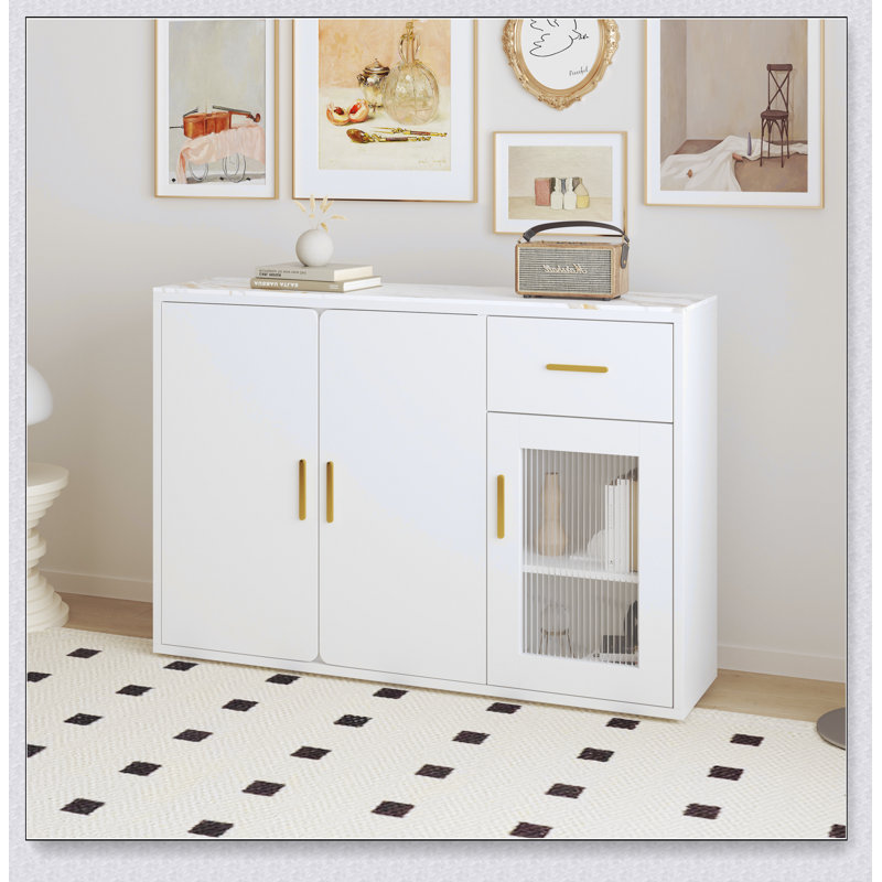 Armoire de rangement, armoire de buffet, buffet et rangement de buffet avec armoire de salle à manger, crédence de bureau