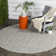 Geometric Gray/Wheat/Blue Indoor/Outdoor Area Rug