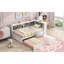 Lit de jour avec couchette, armoires de rangement et ports USB-1335882843
