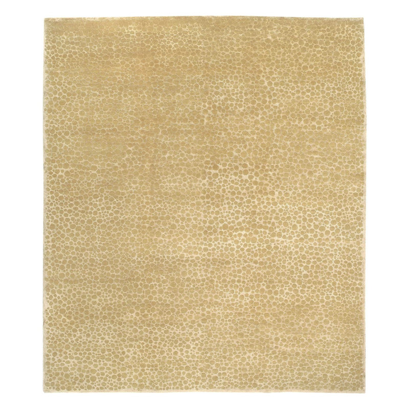 Moondrops Area Rug in Gold, Rectangle 8' x 10'
