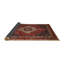 Tapis traditionnel rouge / noir Donan-806732767