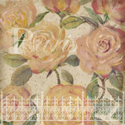 Roses peintes rétro II