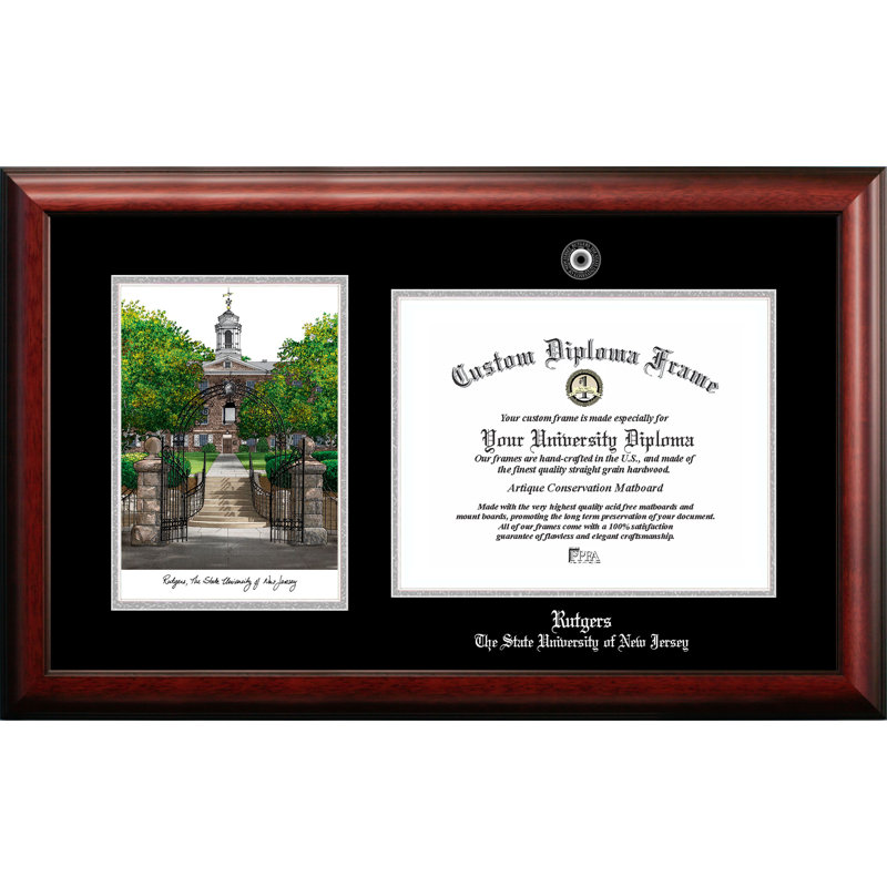 Cadre photo Rutgers University, 14 po x 11 po