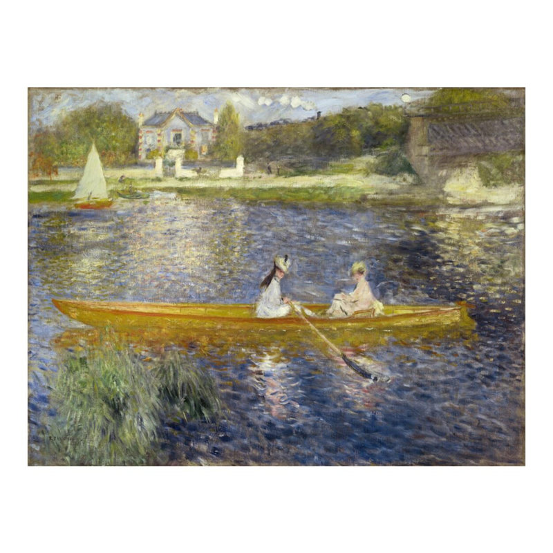 «The Skiff (La Yole)» par Pierre-Auguste Renoir - Estampe numérique, H 16 po x l 20 po