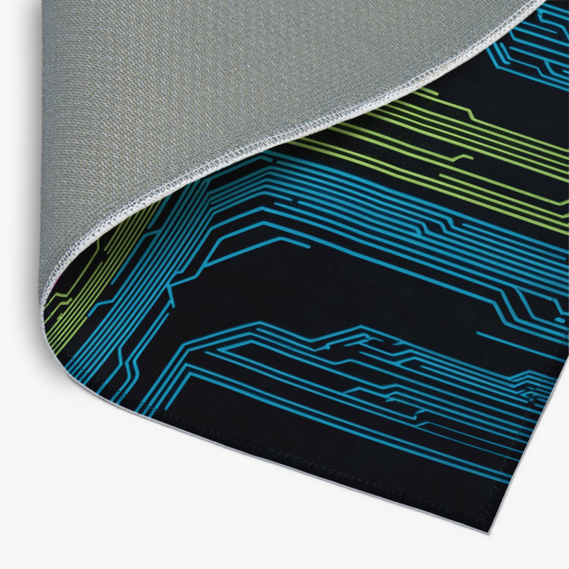 Tapis numérique d'intérieur et d'extérieur scintillant, Rectangle 1'6" x 2'6"