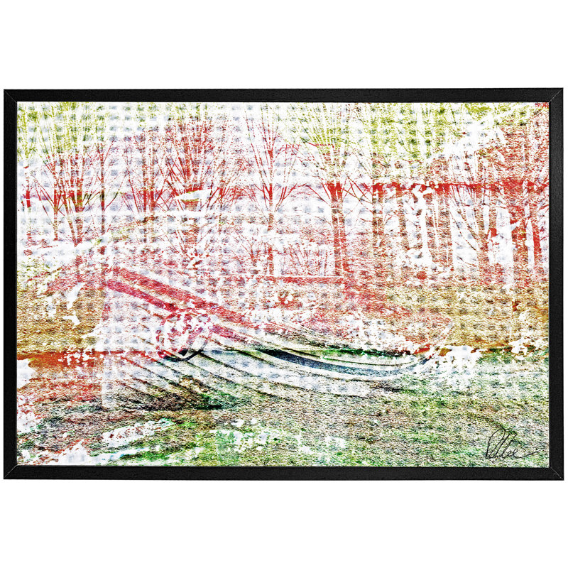 Single Picture Frame Print, Black, 76cm H x 114cm W x 4cm D