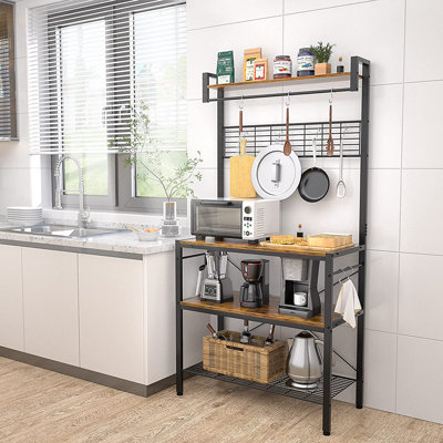 Étagère de boulanger en fer standard compatible avec les micro-ondes
