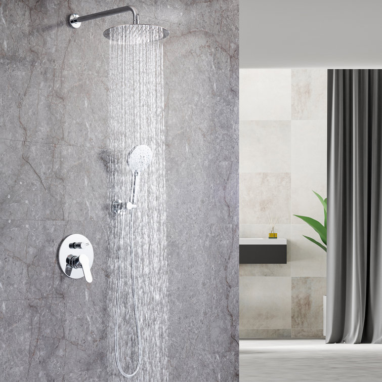 Pressure-balanced Shower Faucet With Rough-in Valve