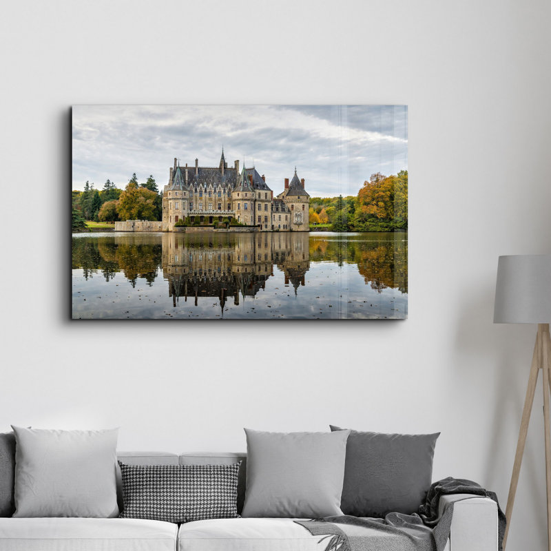 Élégante peinture murale en verre trempé de 13,8 po x 21,7 po | 100% verre trempé, épaisseur: 0,16 pouce | Imprimé UV pour des couleurs éclatantes | Parfait pour la décoration intérieure, le salon et les espaces de bureau
