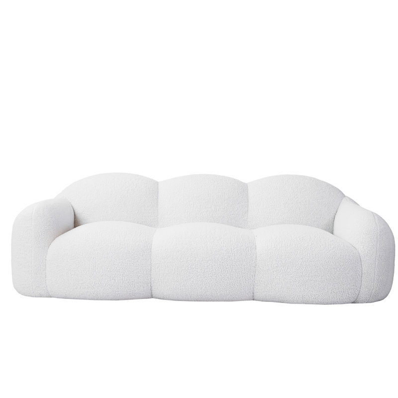 Ensemble de canapé mixte sans accoudoirs et avec accoudoirs Cloud, ensemble de salon en peluche compressé sans assemblage