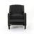 Classic Dark Grey Fabric Push Back Chair-2094287134