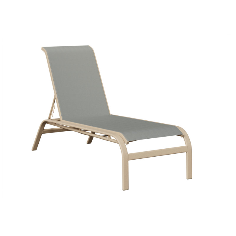 Chaise longue sans accoudoirs Berlin Gardens Murphy, Luna multicolore, Gris ardoise