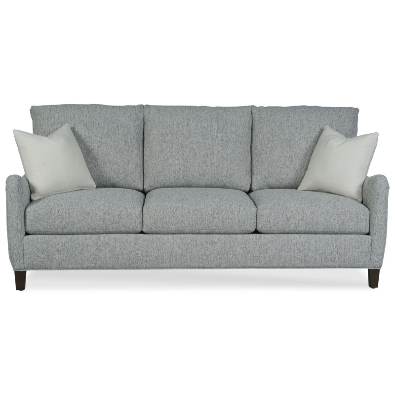 Smythe Upholstered 81.5'' Sofa, Parchment (8794 70), Espresso