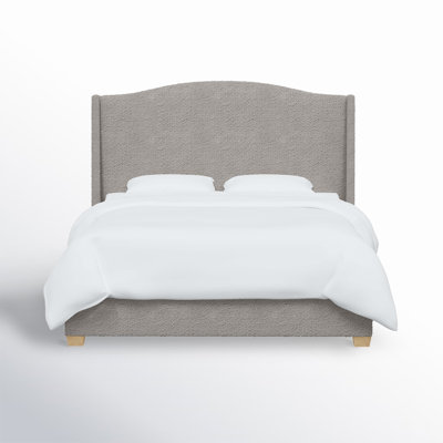 Allis Wingback Platform Bed