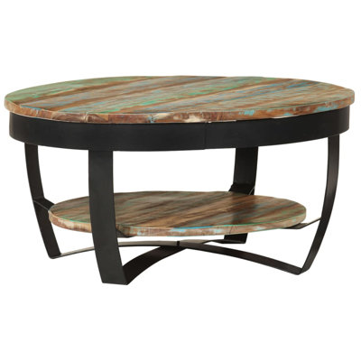 Pinehurst Solid Wood Solid Wood Cross Legs Coffee Table with Storage