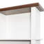 Banc d'arbre d'entrée 4 en 1 avec range-chaussures, unité de rangement de maison de campagne blanc doux avec 6 crochets et 16 compartiments ouverts