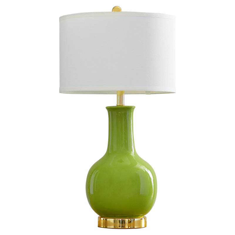 SantaAna Ceramic Table Lamp, Green