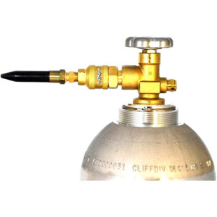 PMU Helium Balloon Filler Air Flow Inflator Regulator For Latex & Mylar Balloons, Helium Tank Valve