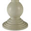 Table d'appoint blanc antique avec base piédestal