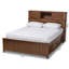 Grand lit plateforme en bois massif Cianciulli