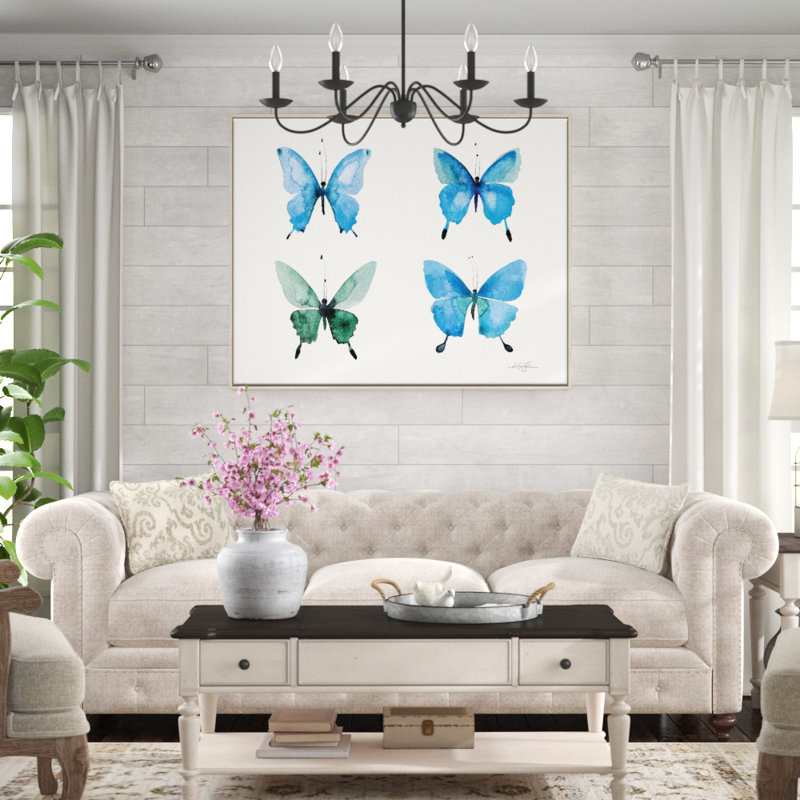 Kathy Morton Stanion - Painting on Canvas, 41cm H x 51cm W, Timber Floater Framed