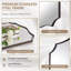 Miroir de salle de bain Anayalee Cadre en acier inoxydable-1600582680-1551253389