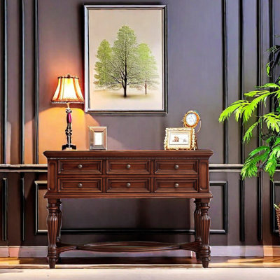 Commode d'appoint en bois massif