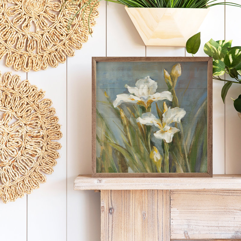 «Spring Iris II» par Danhui Nai, H 12 po x l 12 po
