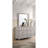 Gray Square Mirror Transitional Design