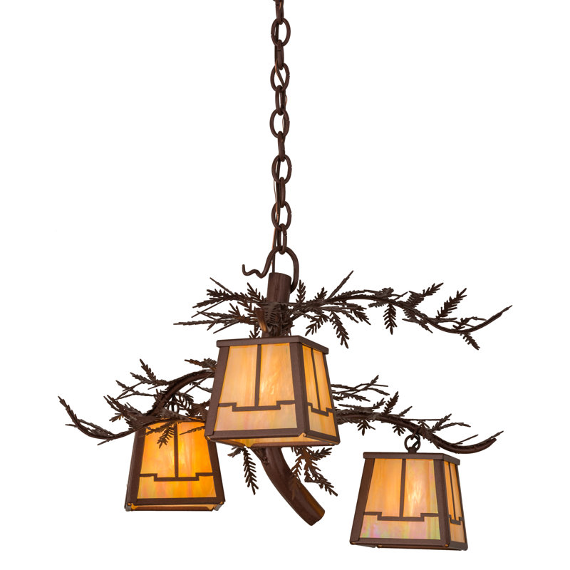 Rustic Lodge 3 - Light Chandelier