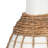 Vase Pottery and Terracotta Coastal Rope-Wrapped Detail 18-Inch White Decorative Accent for Home Office Bedroom Living Room Display.