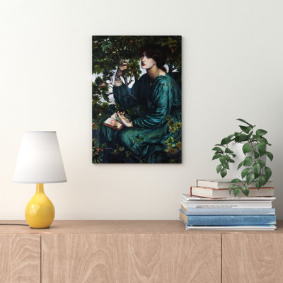 The Day Dream by Dante Gabriel Rossetti - Wrapped Canvas