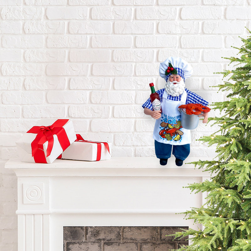 12” Seafood Boil Santa