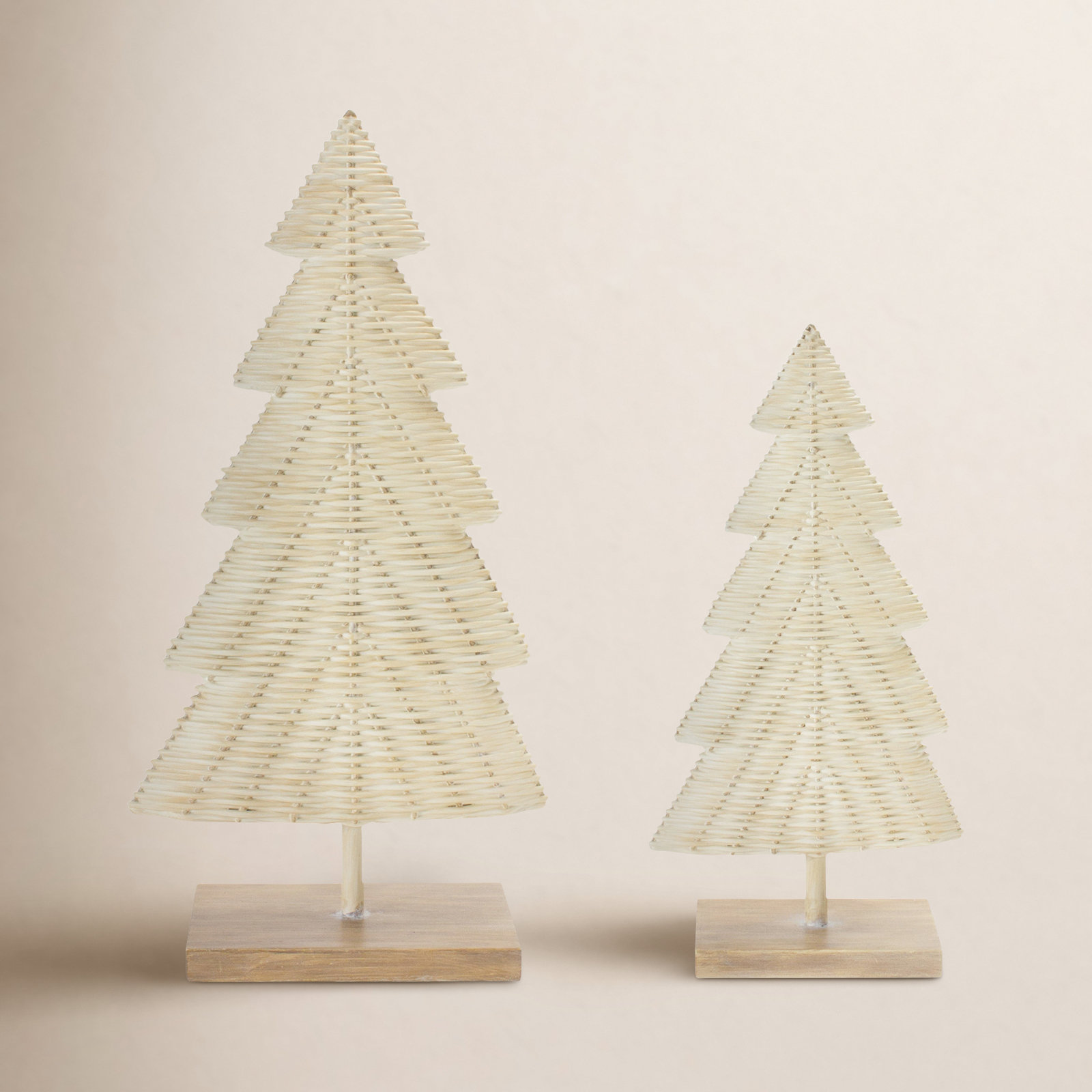 Hamwi 2-Piece Woven Tabletop Tree Set
