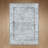 Oriental  Machine Washable Performance Gray Indoor Area Rug with Non-Slip Backing-1721492569