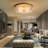 Kellise 8 - Light Dimmable Drum Chandelier